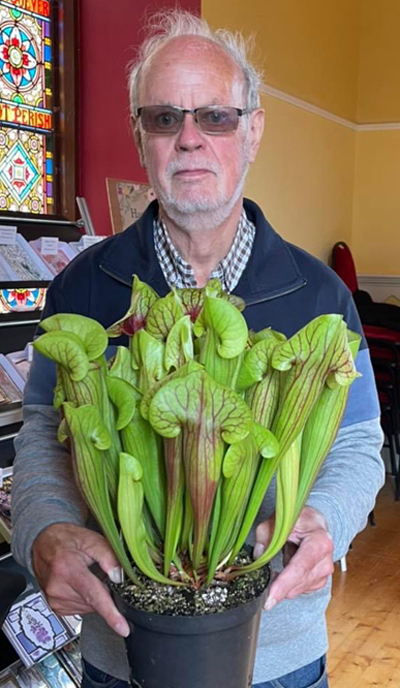 MIke Donlan with Sarracenia